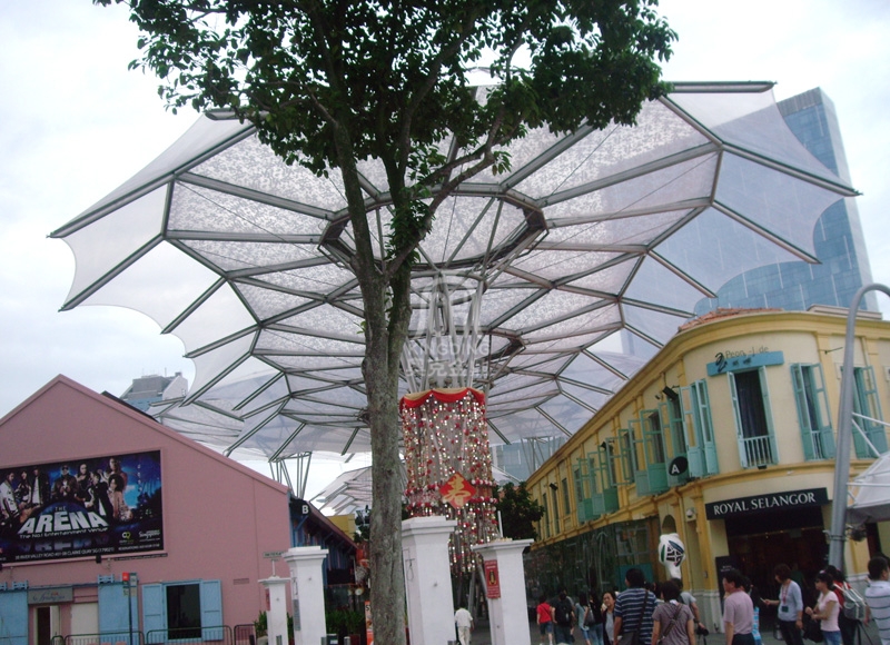 步行街ETFE膜结构